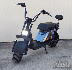 Електрически скутер Чопър Middle 701 500W в син цвят