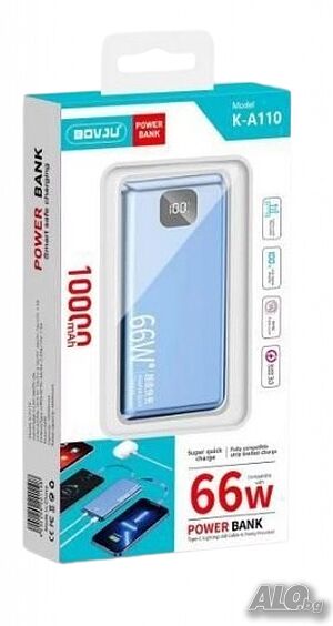 Преносима батерия 10000mAh 66W K-A110