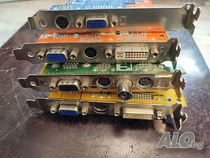Продават се използвани работещи видеокарти - PCI, PCI-e, AGP и конвертор USB към HDMI 1080p 