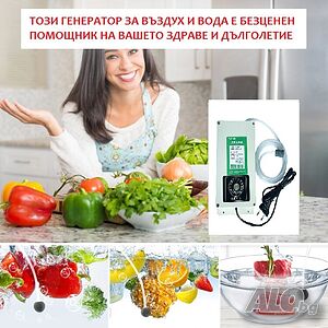 Озонатор за презичистване на Вода, Въздух, Храна и Дом - 2000mg/h