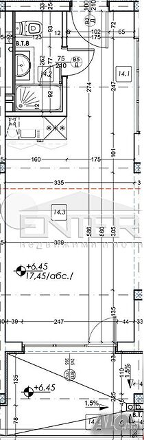 Едностаен апартамент 60 кв.м Тухла 2024 г. 3 етаж Непоследен