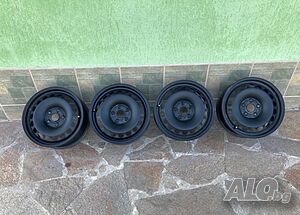 16 железни джанти 5x112 VW Touran Golf 5 6 7 Jetta Caddy Passat 5х112 Тоуран Голф Кади Пасат