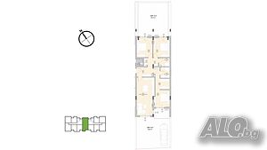 Многостаен апартамент 133 кв.м Тухла 2027 г. 1 етаж Първи жилищен