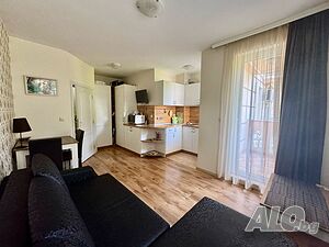 Прекрасно СТУДИО в Луксозен комплекс до Южния плаж в село Равда