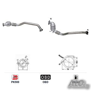 Катализатор за BMW 318D/320D дизел Евро 3 - AS45220d
