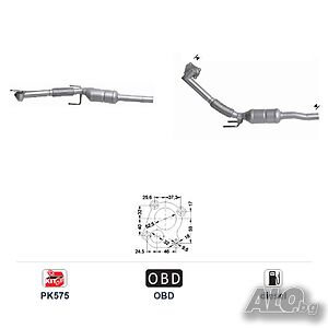 Катализатор за Volkswagen Polo дизел Евро 4 - AS33782d