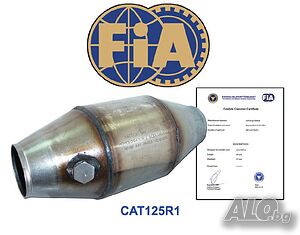 CAT125R1 до 600 к.с. Ф63,5- Спортен метален катализатор