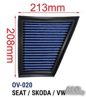 Tikkos спортен панелен филтър OV-020 - SEAT SKODA VW