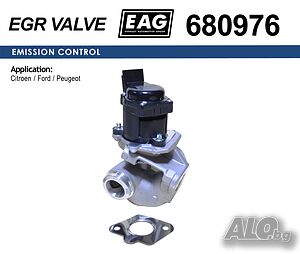 EGR клапан за Ford Fiesta V/Fusion 1.4 TDCi; Citroën C1/C2/C3/Nemo - 680976