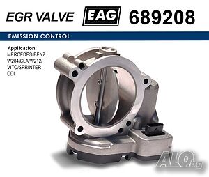 Дроселова клапа за Mercedes-Benz W204 / W212 / CLA / Vito W447 / Sprinter 2.1 CDI (OM651) - 689208