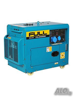 Дизелов генератор за ток 6.30 kW (8.50 kVA) FDL 9000SC с AVR и електрически стартер - Обезшумен | Генератори | София