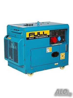 Дизелов генератор 6.30 kW (8.50 kVA) FDL 9000SC3 с AVR и електрически стартер - Обезшумен - Трифазен | Генератори | София