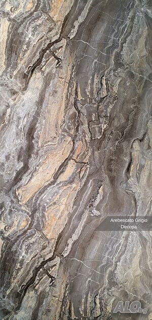 Декоративен стенен панел - Arebscato Grigio Decopa 280х122х0.3см