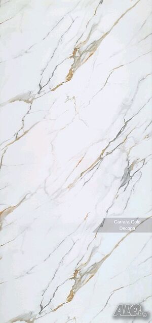Декоративен стенен панел - Carrara Gold Decopa 280х122х0.3см