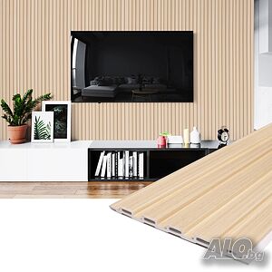 Декоративен PVC Панел - цвят дъб - 15 х 1 х 260 см