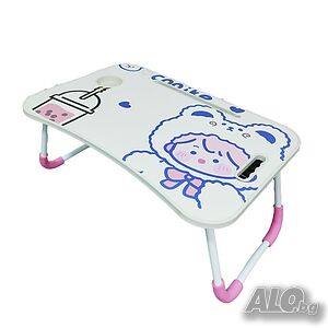 Детска масичка с място за чаша и. С 4 USB порта, вентилатор