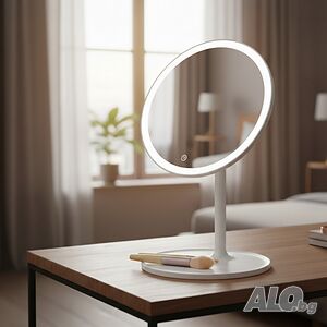 LED козметично огледало за грим Luigi Ferrero FR-801, кръг, 20 cm