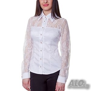 Риза с дантела Евиза 25432