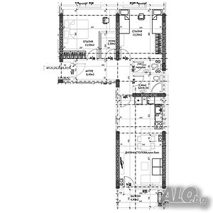 Тристаен апартамент в Тракия Тристаен апартамент 103 кв.м Тухла 2027 г. Непоследен | Апартаменти | Тракия Пловдив