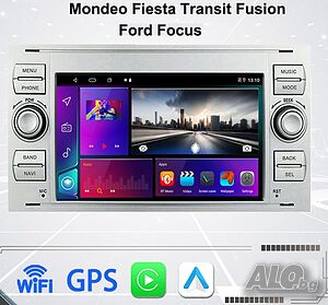 Мултимедия, за Ford Transit, FIESTA, FOCUS, GALAXY, MONDEO, Двоен дин, Android, Навигация, плеър