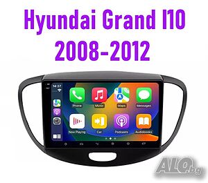 Мултимедия за Hyundai I10, 2007-2013, Двоен дин, Навигация, дисплей, плеър, екран, Android, I10