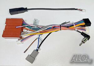 Букса за Mazda 2, 3, 5, 6, адаптерен кабел, Android, за мултимедия, преходник, аудио за навигация