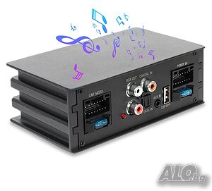 Android DSP автомобилен усилвател, мултимедия, плеър, 4 канален, аудио, стъпало, за кола, автомобил