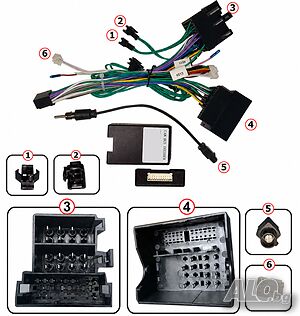 16 PIN Кабел букса CAN BUS декодер за Mercedes, B200, W211, Viano, Vito, W209, S320, W220, Android