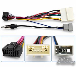 Преходна букса 16 PIN КАБЕЛ NISSAN ЗА ANDROID МУЛТИМЕДИЯ, QASHQAI, NAVARA, PATROL, SUBARU, адаптер
