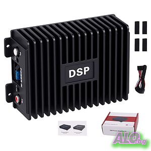 Автомобилен DSP усилвател 4 канала 4×80W за Android мултимедия и плеър, стъпало за кола, автомобил