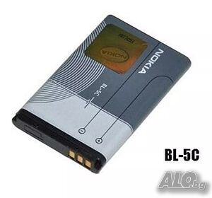 Батерия за телефон Нокия, 1020mAh BL-5C BL5C BL 5C Nokia C1-01 C1-02 C1-03 C2-00 C2-01 батерия Nokia