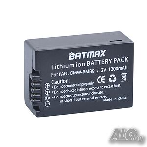 Батерия за Panasonic Lumix DMW-BMB9, DMW BMB9 BMB9E 1200mAh DMC FZ40, FZ45, FZ47, FZ48, FZ100, FZ150