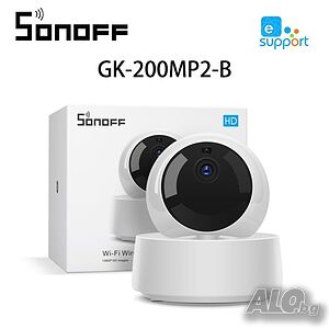 SONOFF GK WiFi, охранителна камера за сигурност, бебефон с нощно виждане, видеонаблюдение, сот