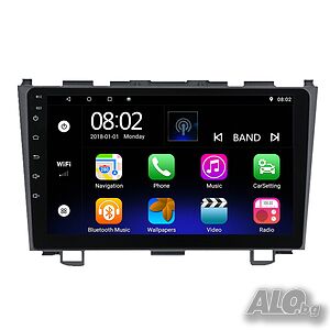 Мултимедия, Двоен дин, за HONDA CRV, Андроид, 9” 2 Дин, плеър, с Android, Навигация, HONDA CRV