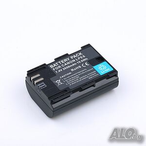 Батерия за Canon LP-E6, LP E6, LPE6, LP-E6N, 5D Mark II, 5D Mark III, EOS, 6D, 7D, 70D, 80D, 7.4V