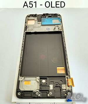 OLED, Дисплей за Samsung Galaxy A51 рамка, SM-A515 тъч скрийн с рамка, Екран, дисплей за Samsung A51
