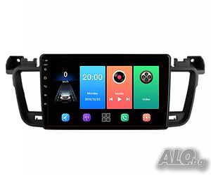 Двоен дин за PEUGEOT 508 Мултимедия Навигация за PEUGEOT 508, 2 Дин радио плеър 9“ Android, Пежо 508