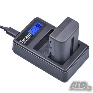 Зарядно за батерия Sony Alpha NP-FM50, NP FM50, NPFM50, NP-FM500H, NP FM500, NP-F550, NP F550