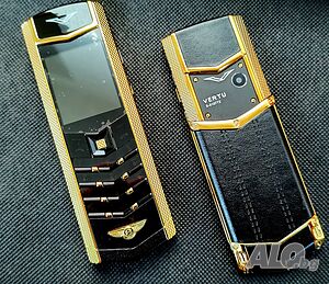 Телефон VERTU, Bentley, луксозен мобилен телефон Верту Бентли, метален, Breitling, Vertu Signature