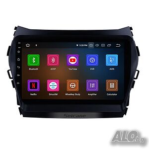 Мултимедия HYUNDAI SANTA FE, IX45 2013, 2017, 2 DIN, MP3 плеър с Екран Android, Навигация, Двоен дин