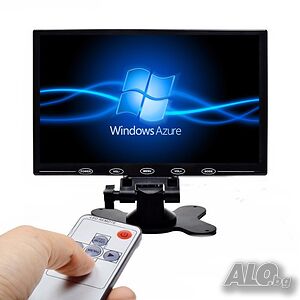 Монитор за кола, монитор за автомобил, монитор за AV, HDMI, VGA, високоговорител, 12V, USB LED екран