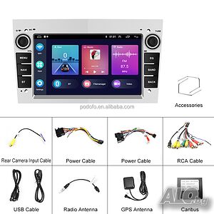 Мултимедия, за Opel Zafira, Antara Corsa, Astra, плеър, Екран Android, Навигация, Двоен дин, дисплей