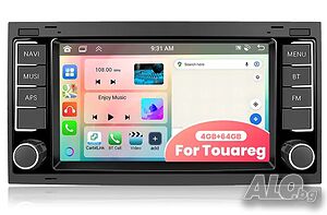 Мултимедия, Двоен дин, за VW, TOUAREG, Transporter, Multivan, Андроид, навигация, Android, RDS, VW