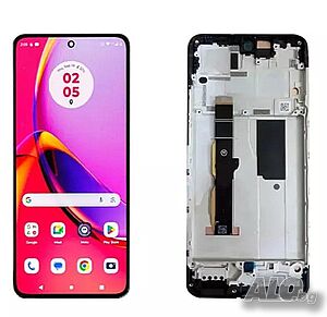 Дисплей за Motorola Moto G84, XT2347, тъч екран, с рамка, LCD, тъчскрийн, LED, Moto G84, тъч скрийн