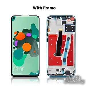Дисплей, Tъч скрийн, за Huawei Nova 5i Pro, Huawei Mate 30 Lite, Honor 20, Nova 5i Tъчскрийн с рамка