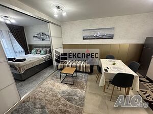 ОБЗАВЕДЕН, НОВ, ЛУКСОЗЕН ЕДНОСТАЕН АПАРТАМЕНТ, ЦЕНТЪР