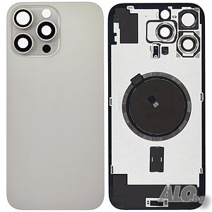 Заден капак за iPhone 16 Pro Max - Оборудван AAA+ - Натурален титан