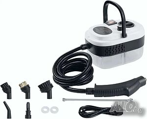 Нова Парочистачка TOBI, Преносима, Мощност 2500 W, 6 скорости, 7 накрайника, Резервоар 1200 ml