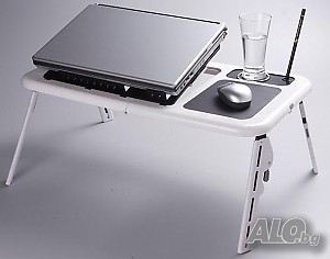 Най-добра цена! Нова охлаждаща масичка за лаптоп E-Table