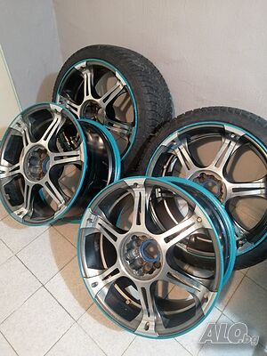 IAPONSKI Aluminievi Djanti 18 + 2br. M/S - SYRON 225/40 R/18 = 5X98 / 5X108 - c.o 73.1 mm
